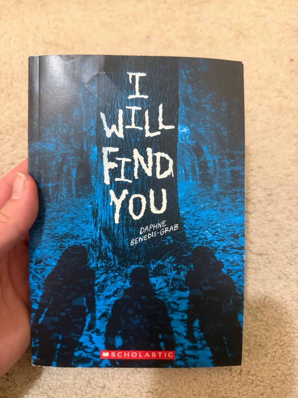 Scholastic "I Will Find You" Blue Wall Art Poster